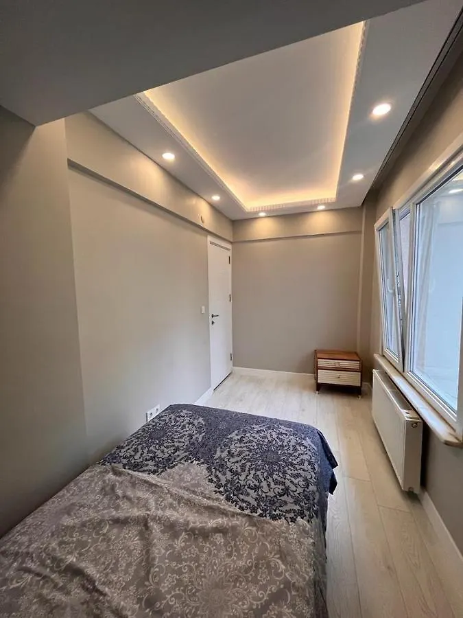 Muhtesem Konumda Somineli Lux Daire Lägenhet Istanbul Turkiet